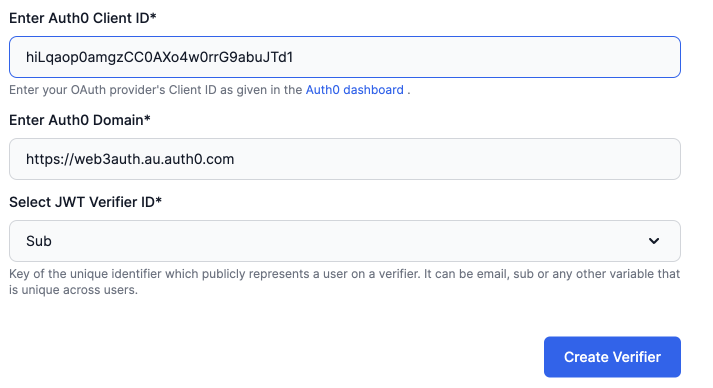 Baidu - Domain and Client ID from Auth0 Dashboard